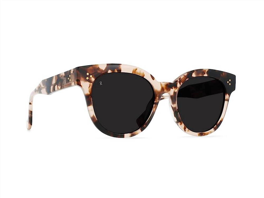 NEW RAEN OPTICS women's nikol 52 cat-eye sunglasses in coral tortoise/dark smoke